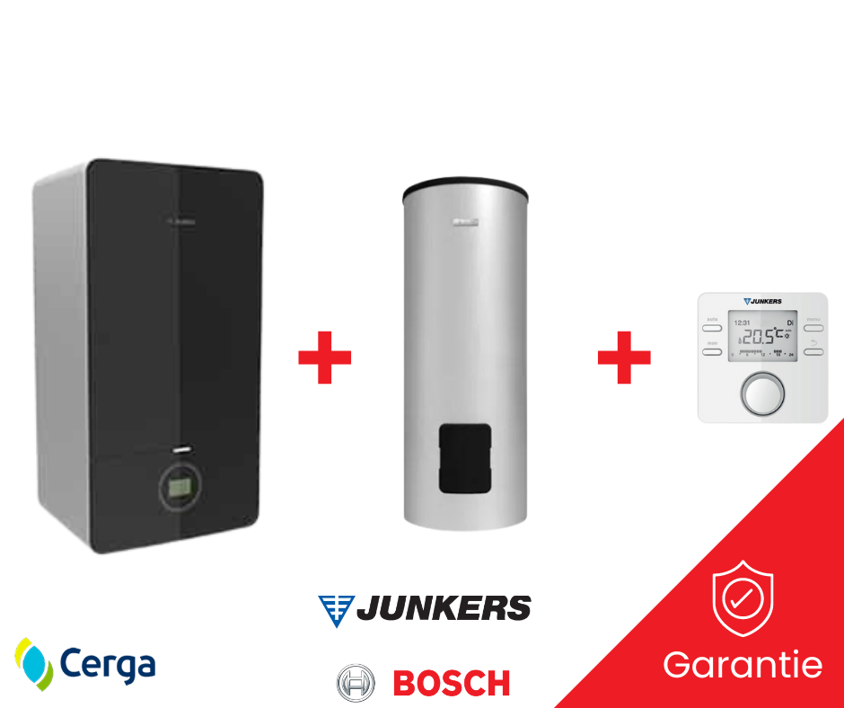 JUNKERS BOSCH CONDENS GC 7000 IW 35 35KW + BALLON JUNKERS 200L